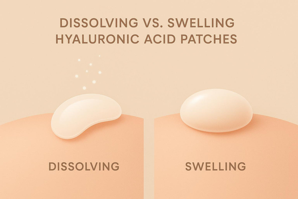 Dissolving Skin Dissolving vs. Swelling Hyaluronic Acid Patches – Punctual