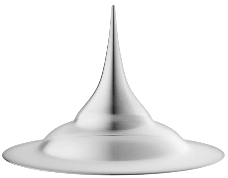 Close-up of a dissolving microneedle patch